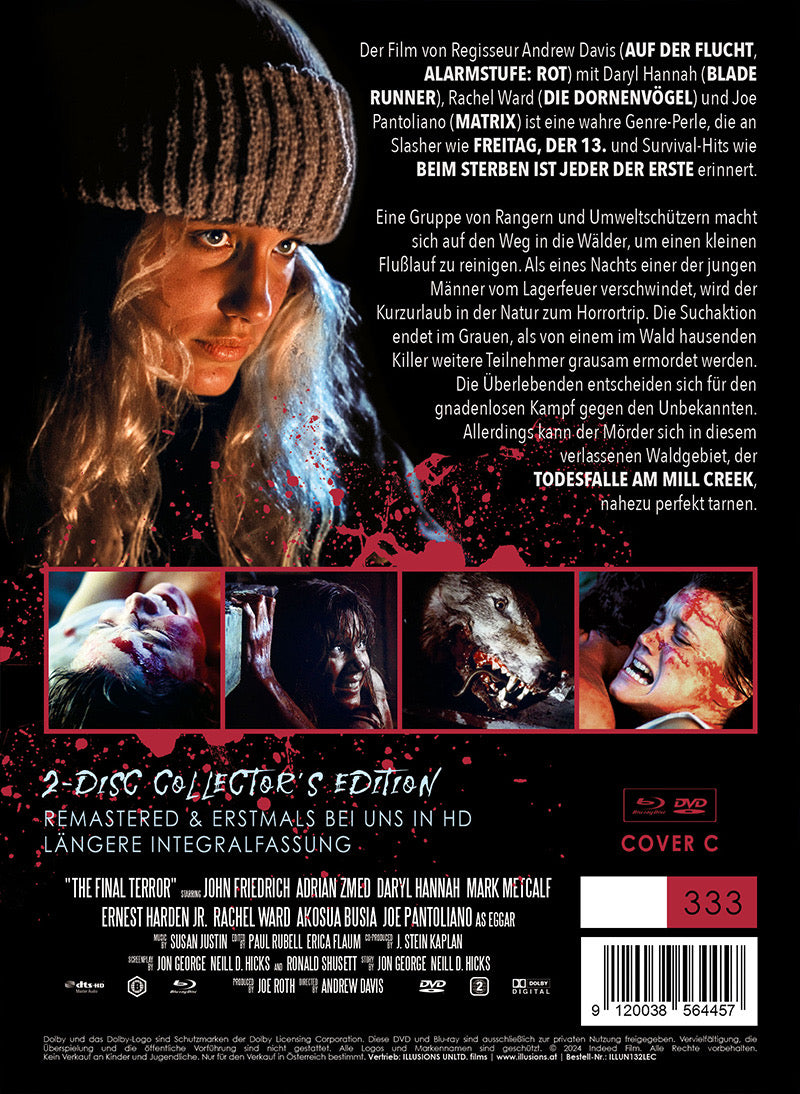 The Final Terror a.k.a. Angst - 2-Disc Mediabook - Cover C - Limited 333