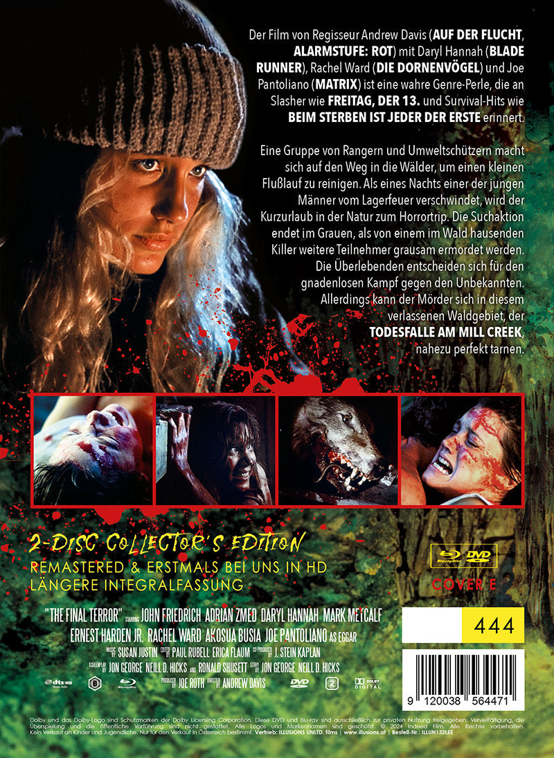 The Final Terror a.k.a. Angst - 2-Disc Mediabook - Cover E - Limited 444