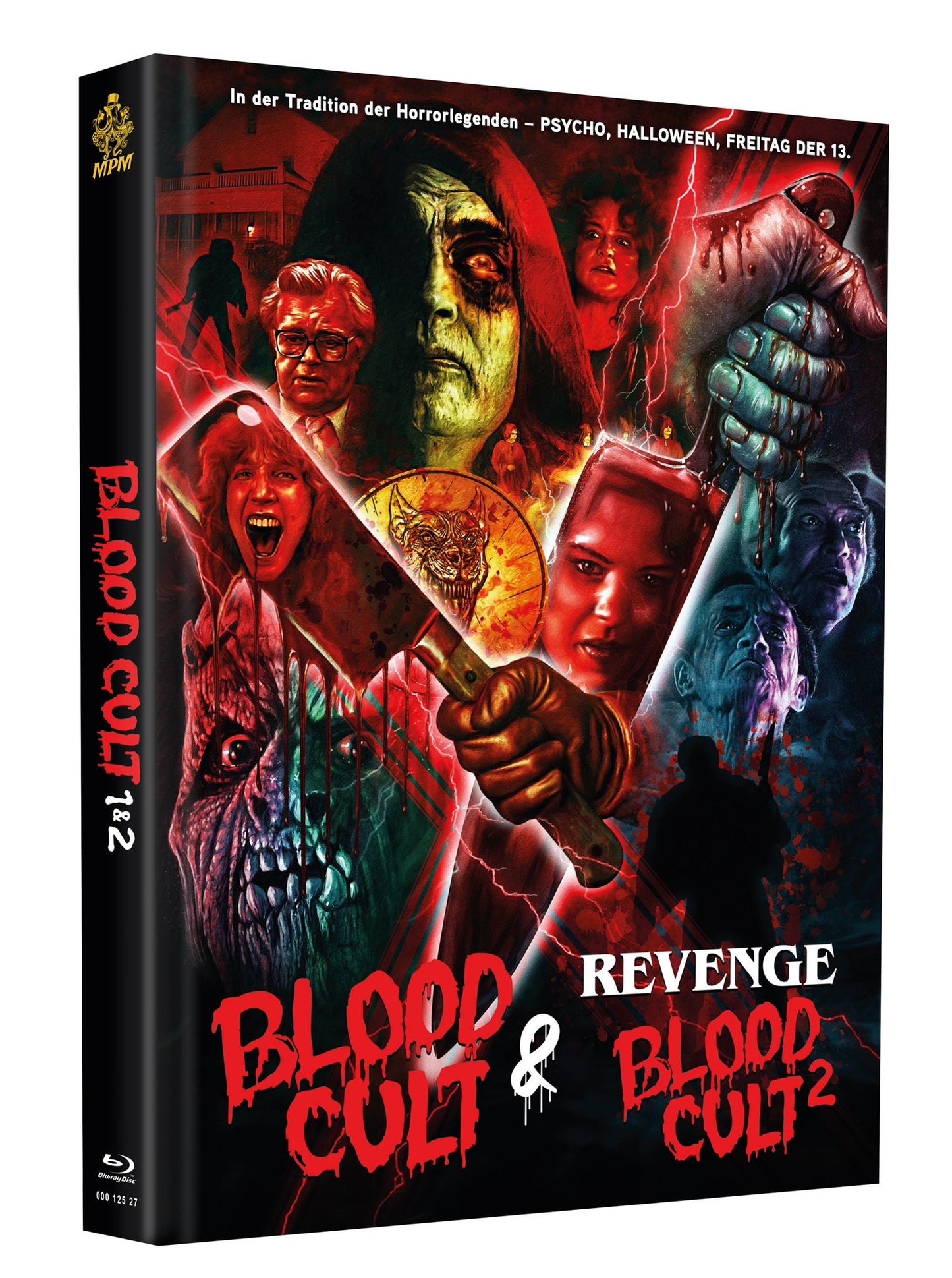 Blood Cult 1+2 Double Feature - 4-Disc Limited 99 Mediabook Wattiert