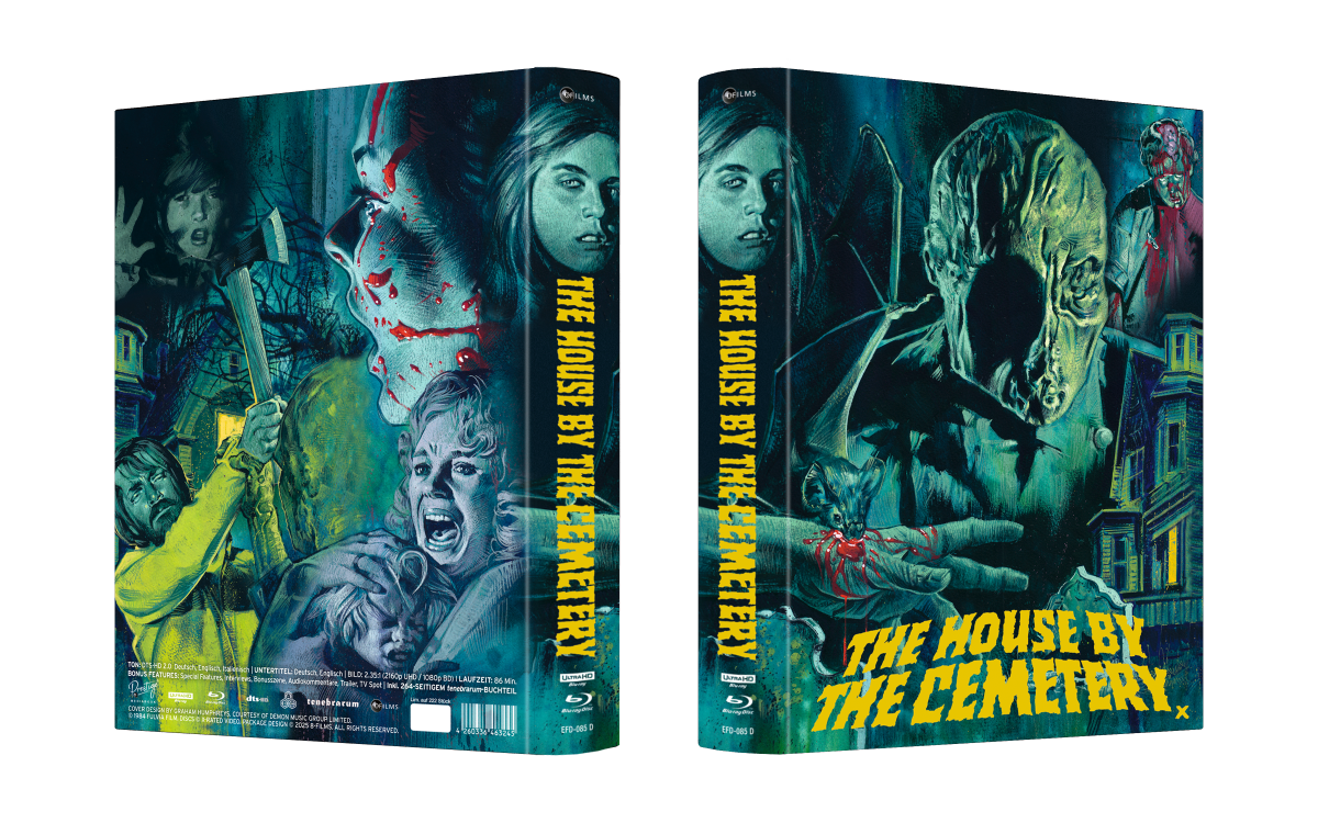 Das Haus an der Friedhofmauer - 2-Disc 4K-UHD + BD Mediabook - Cover D - Limited 222 (Kopie)