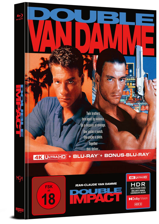 Geballte Ladung – Double Impact  - 3-Disc 4K-UHD Limited Mediabook - Cover B