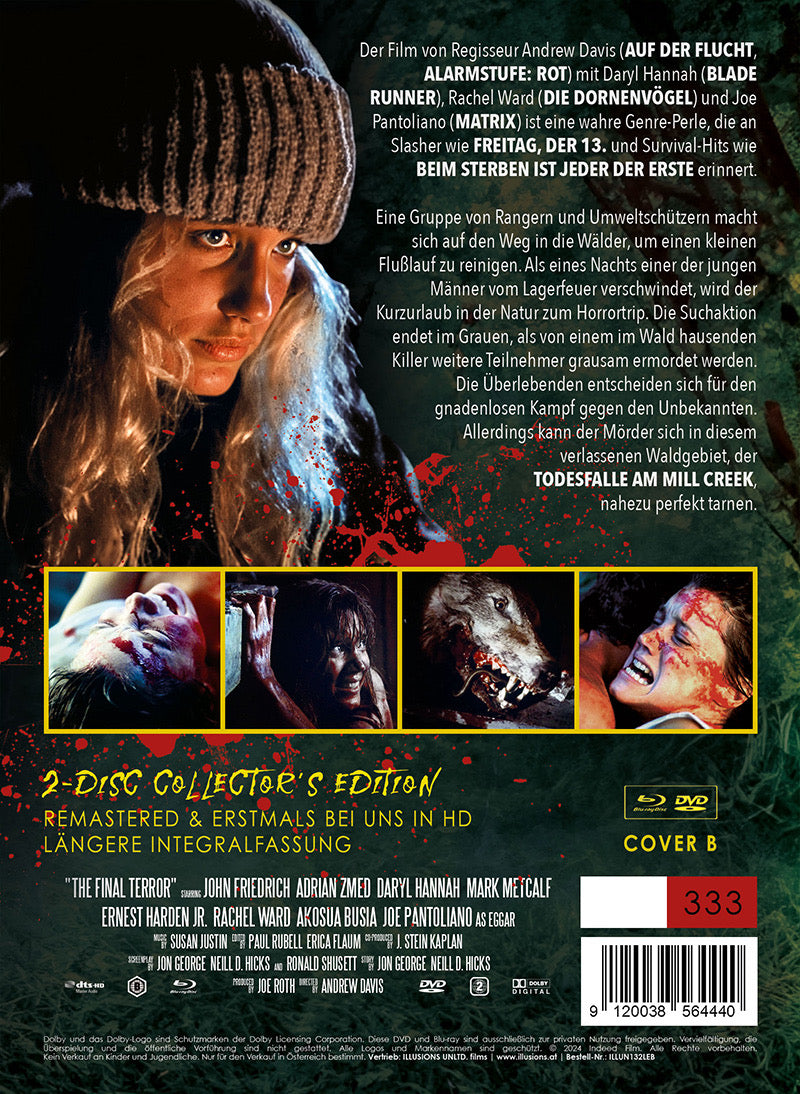 The Final Terror a.k.a. Angst - 2-Disc Mediabook - Cover B - Limited 333