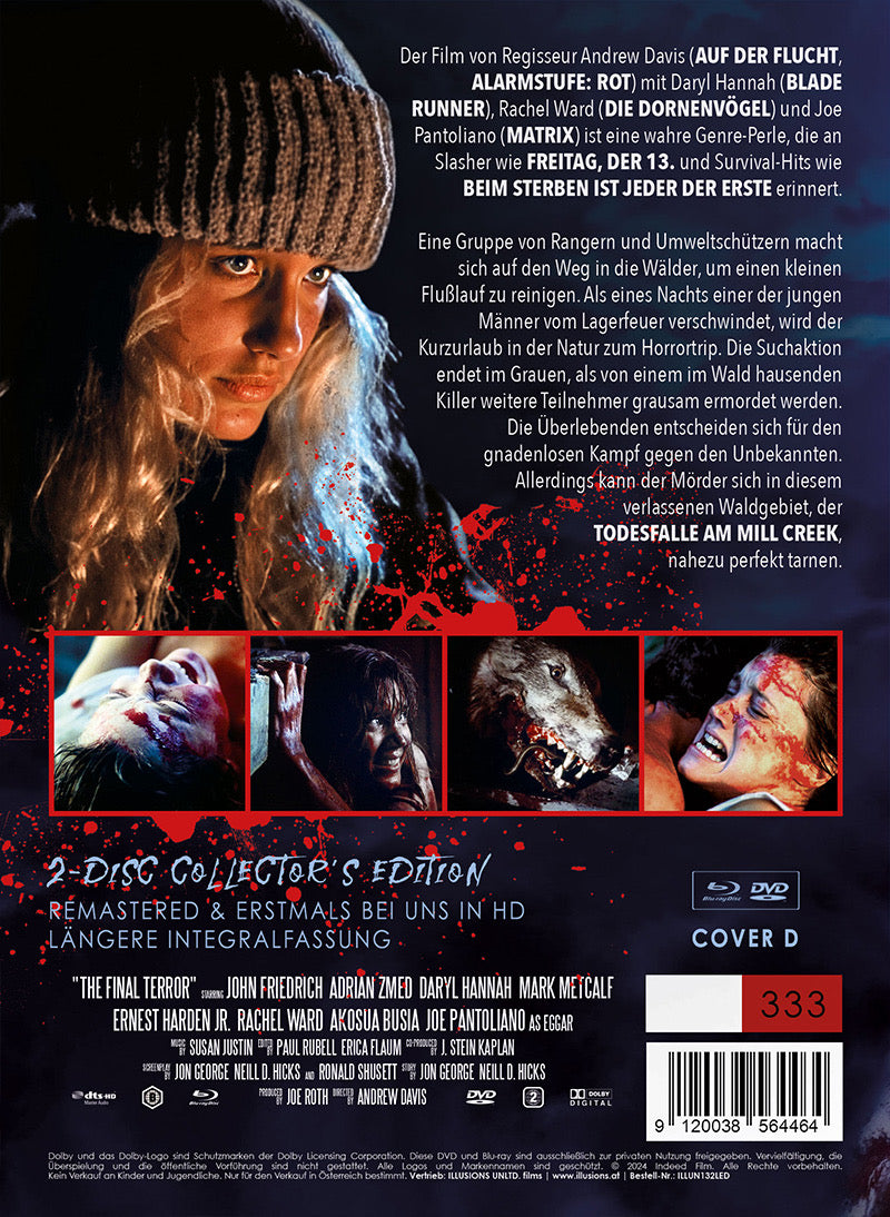 The Final Terror a.k.a. Angst - 2-Disc Mediabook - Cover D - Limited 333