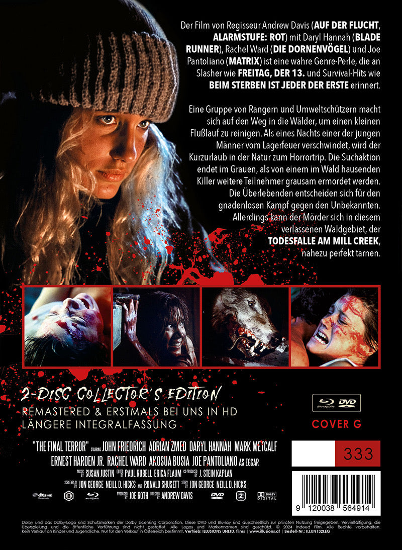 The Final Terror a.k.a. Angst - 2-Disc Mediabook - Cover G - Limited 333