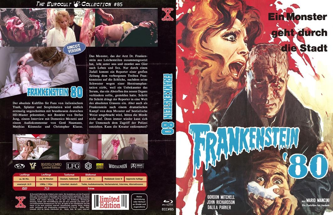 Frankenstein 80 - 2-Disc Mediabook - Cover B - Limited 200