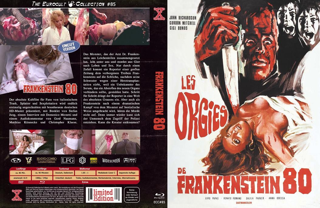 Frankenstein 80 - 2-Disc Mediabook - Cover C - Limited 200