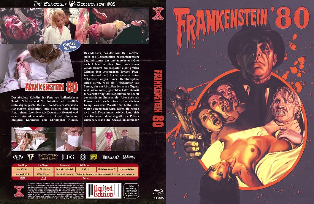 Frankenstein 80 - 2-Disc Mediabook - Cover D - Limited 200