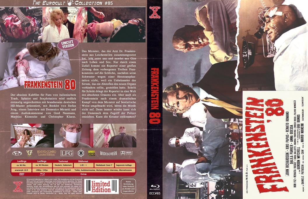 Frankenstein 80 - 2-Disc Mediabook - Cover F - Limited 200