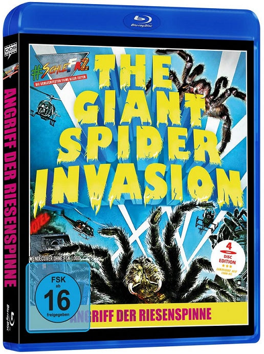 Angriff der Riesenspinne - The Giant Spider Invasion - 4-Disc Collectors SchleFaz Edition inkl. Soundtrack