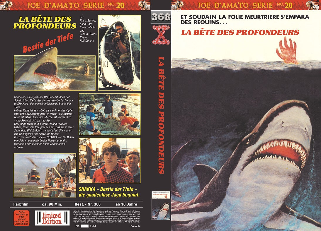 La Béte des Profondeurs - Shakka - Bestie der Tiefe - Limited 44 Hartbox - Cover D