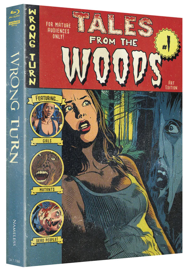 Wrong Turn - Teil 1-7 - 7 Mediabooks - BD/4K-UHD Limited 333 Mediabook - Cover D