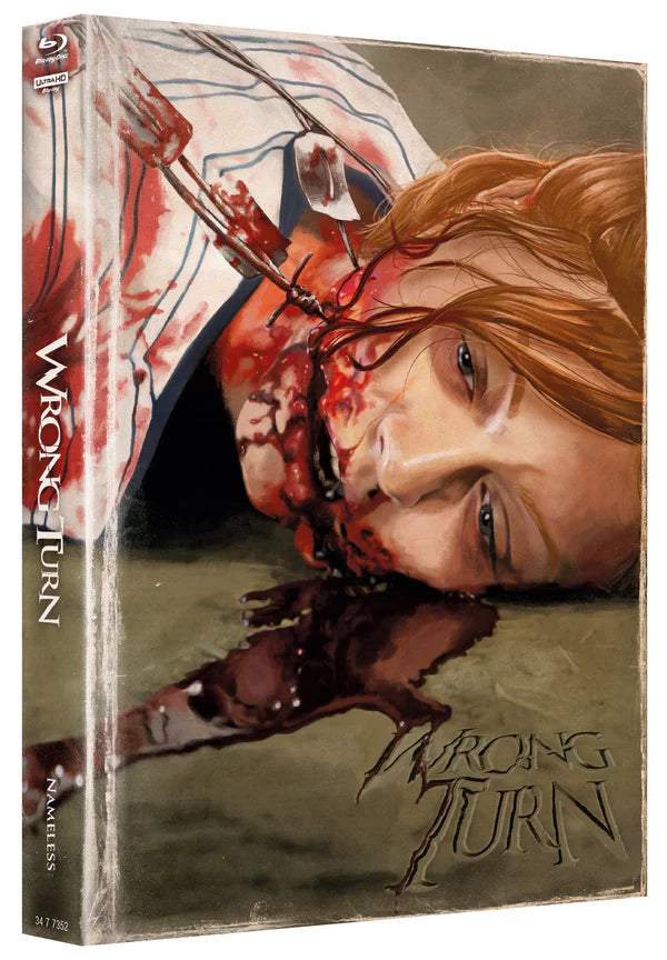 Wrong Turn 1 - BD/4K-UHD Limited 500 Mediabook Wattiert - Cover F