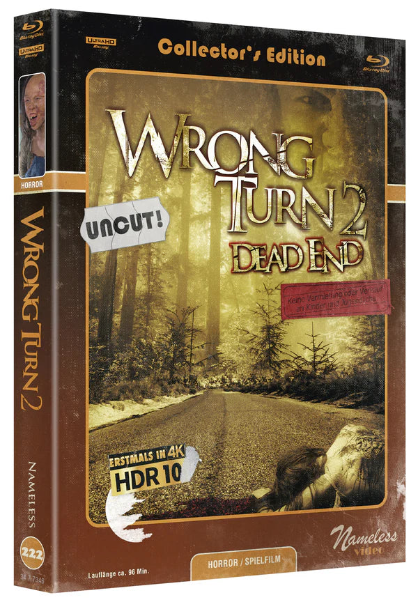 Wrong Turn - Teil 1-7 - 7 Mediabooks - BD/4K-UHD Limited 500 Mediabook - Cover C