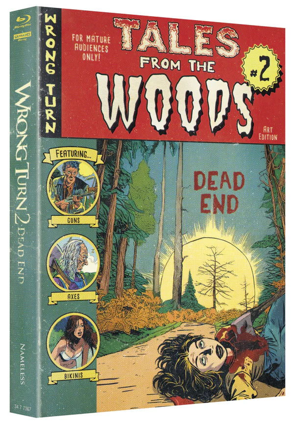 Wrong Turn - Teil 1-7 - 7 Mediabooks - BD/4K-UHD Limited 333 Mediabook - Cover D