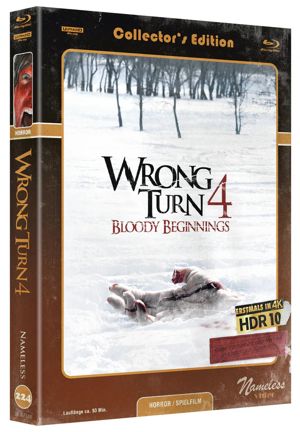 Wrong Turn - Teil 1-7 - 7 Mediabooks - BD/4K-UHD Limited 500 Mediabook - Cover C