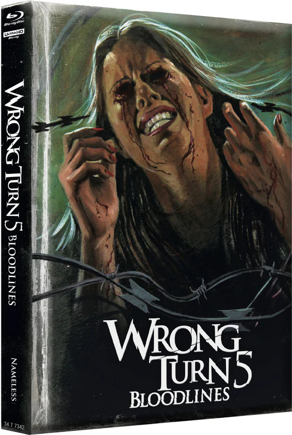 Wrong Turn - Teil 1-7 - 7 Mediabooks - BD/4K-UHD Limited 222 Mediabook Wattiert - Cover B