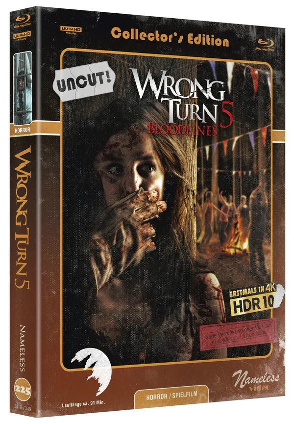 Wrong Turn - Teil 1-7 - 7 Mediabooks - BD/4K-UHD Limited 500 Mediabook - Cover C