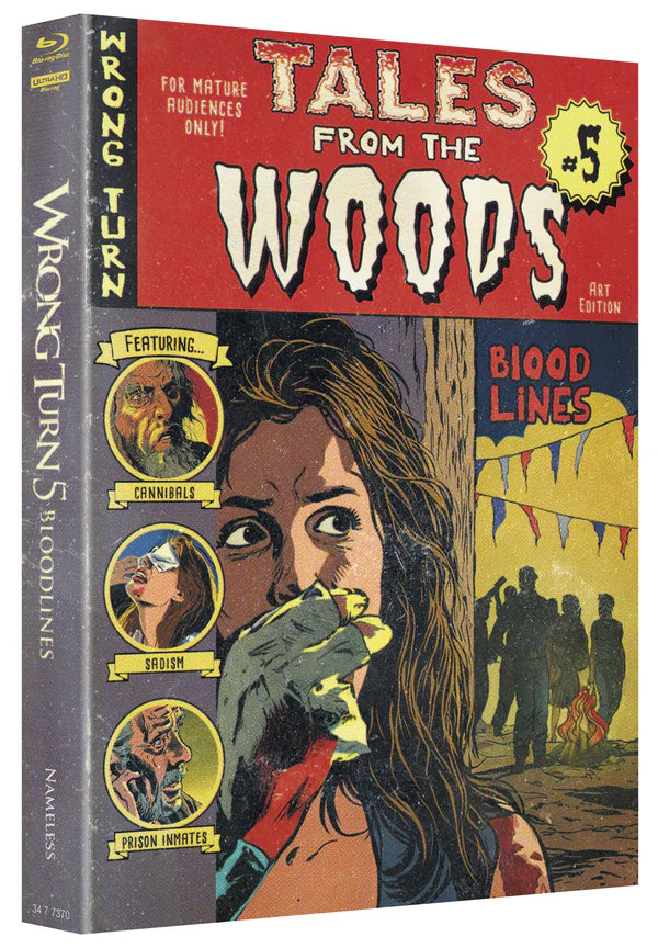 Wrong Turn - Teil 1-7 - 7 Mediabooks - BD/4K-UHD Limited 333 Mediabook - Cover D