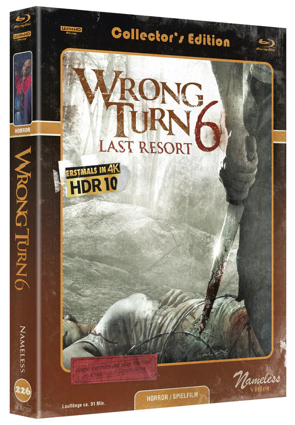 Wrong Turn - Teil 1-7 - 7 Mediabooks - BD/4K-UHD Limited 500 Mediabook - Cover C