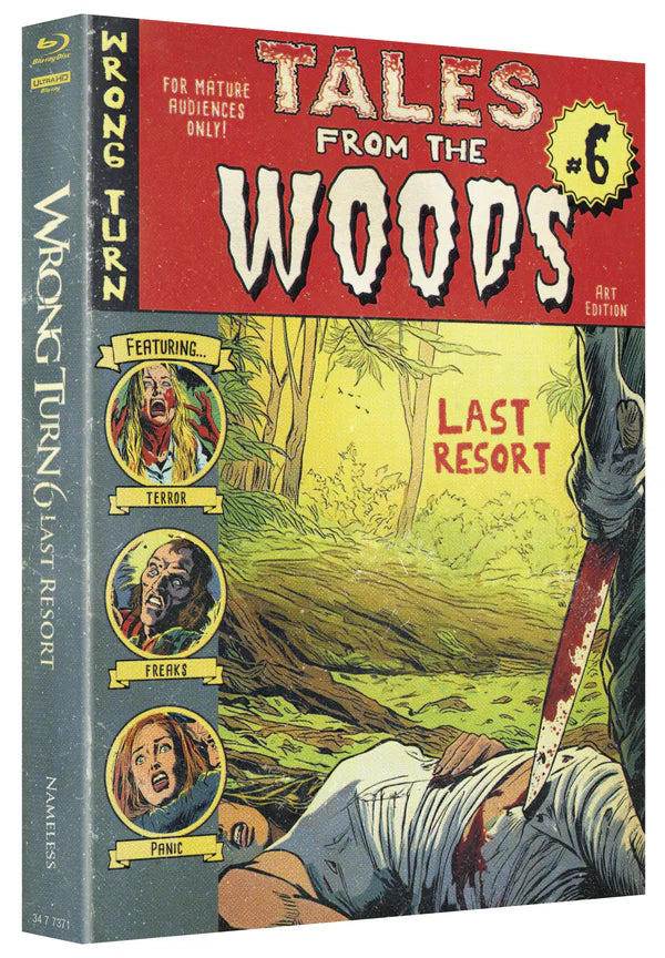 Wrong Turn - Teil 1-7 - 7 Mediabooks - BD/4K-UHD Limited 333 Mediabook - Cover D