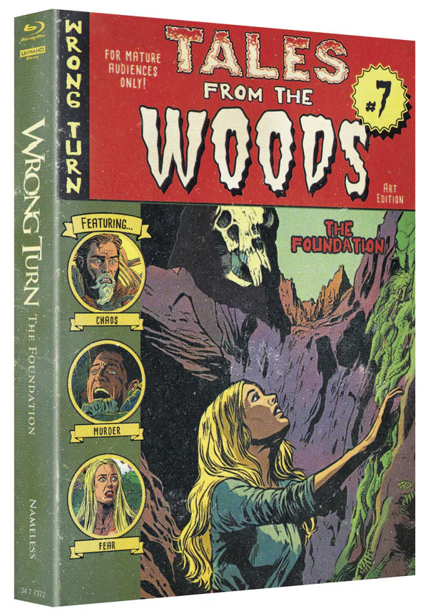Wrong Turn - Teil 1-7 - 7 Mediabooks - BD/4K-UHD Limited 333 Mediabook - Cover D