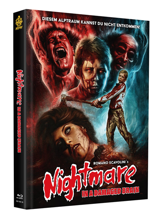 Nightmare in a Damaged Brain - Mediabook - Cover A - Wattiert - Limited 111 - Vorbestellung
